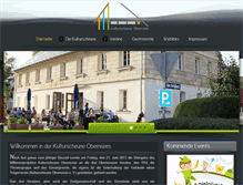 Tablet Screenshot of kulturscheune-obernsees.de